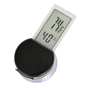 reptile terrarium thermometer hygrometer digital display for snake tortoise frog lizard spider beard dragon,pet rearing box reptiles tank thermometer hygrometer with suction cup