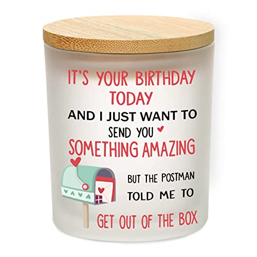 Birthday Gifts for Women Men - Best Friend Birthday Gifts - Happy Birthday Candles - Funny Birthday - Birthday Gifts for Mom - Dad Birthday Gift - Women Birthday Gifts Ideas - Candles 8oz