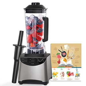 blender smoothie maker, 1400w professional blender with 1.8l bpa-free tritan container, 6 stainless steel blade, blenders for kitchen with 2 home modes for ice/soup/nuts