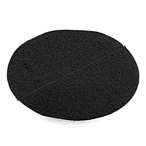 uxcell 7" Wool Polishing Pad Hook and Loop Buffing Wheel for Orbital Polisher Buffer 2 Pcs