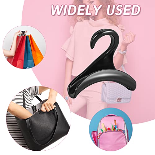 Fuyamp 6 Pieces Purse Hangers Hook Handbag Hanger Organizer Closet Holder Hook for Purses Handbags Tote Satchels Belt Scarf Tie(Black)