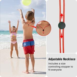 AirTag Holder for Kids [ 4 Pack ] Cute Cartoon Air tag Necklace Keychain for Kids & Adults, Soft Silicone Cover for AirTags with Key Ring Red Strawberry