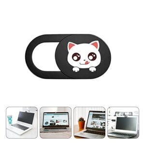 Mobestech Tableta 6pcs Cute Cat Computer Webcam Cover Pc Web Camera Cover Decorative Webcam Cover Slider Web Camera Cover Camera Slider