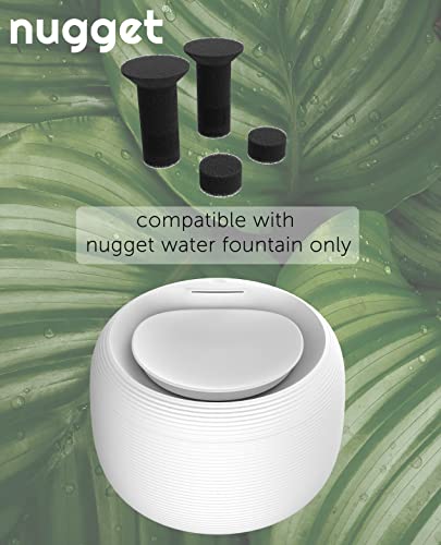 Nugget Premium Fountain Replacement Foam/Sponge Mufflers - 2 Sets (Compatible with Nugget Premium Only)