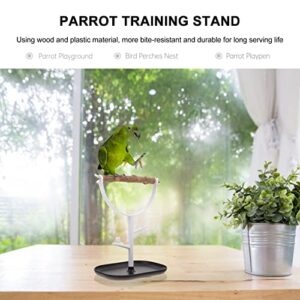 PATKAW Outdoor Toys Outdoor Toys Outdoor Playset 2 Pieces Bird Perches, Wooden Parrot Wooden Perch Bird Perch Training Standing Rack Parrot Stand Branch Outdoor Toys Outdoor Playset Wooden Toys