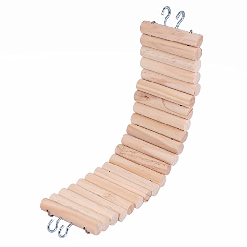 PATKAW Teething Toys Teething Toys Teething Toy of 2 Hamster Climbing Ladder- Parrot Climbing Toy Parrot Ladder Bird Ladder Toy Bird Cage Ladder Teething Toys Teething Toy Bird Toys