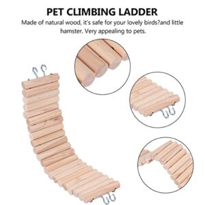 PATKAW Teething Toys Teething Toys Teething Toy of 2 Hamster Climbing Ladder- Parrot Climbing Toy Parrot Ladder Bird Ladder Toy Bird Cage Ladder Teething Toys Teething Toy Bird Toys