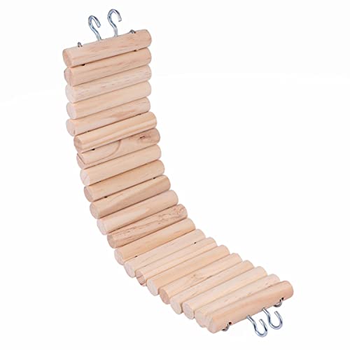 PATKAW Teething Toys Teething Toys Teething Toy of 2 Hamster Climbing Ladder- Parrot Climbing Toy Parrot Ladder Bird Ladder Toy Bird Cage Ladder Teething Toys Teething Toy Bird Toys