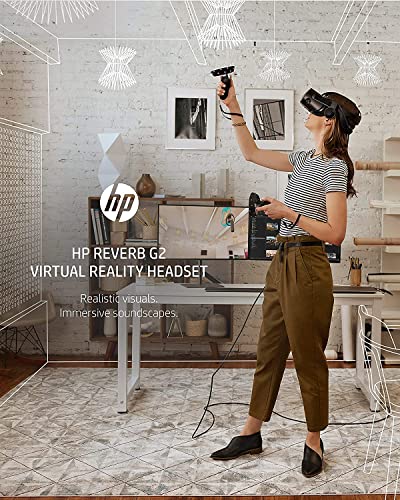 2022 Newest HP Reverb G2 Virtual Reality Headset V2 Version, Black, W/ Silmarils Lens Wipes