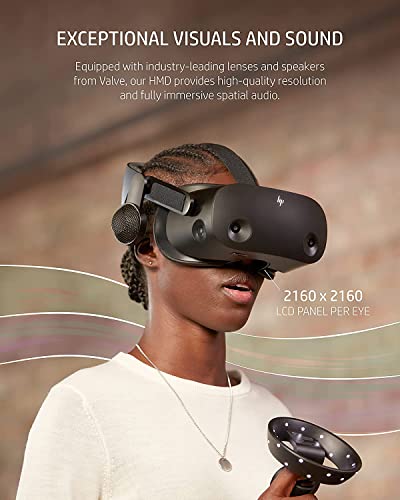 2022 Newest HP Reverb G2 Virtual Reality Headset V2 Version, Black, W/ Silmarils Lens Wipes
