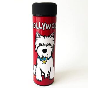 marc tetro hollywood westie insulated water bottle