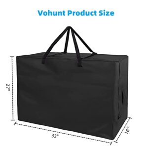 Vohunt Folding Mattress Storage Bag,Memory Foam Mattress Case Compatible with Milliard Tri Folding Mattress & for Tri-Fold Guest Bed Mattress (Up to 4'' Narrow Twin Queen Mattress)
