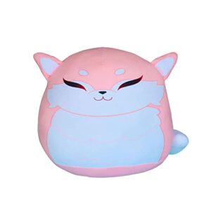 TANSHOW Genshin Impact Plush Yae Miko Fox Pillow Printed Throw Pillow Merch for Hugging Pillow Decorations Birthday Gift Cute Holiday Toy 11.8 Inch