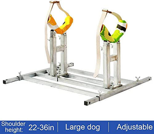 Sonorphine Dog Breeding Stand Stainless Steel Dog Breeding Stand Adjustable Height and Length Pet Fixed Bracket Dog Breeding Accessories Supplies Breeding (L)