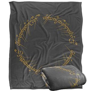 the lord of the rings blanket, 50"x60" one ring silky touch super soft throw blanket