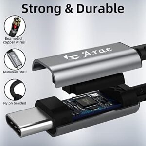 Arae USB Type C to 3.5mm Female Headphone Jack Adapter, USB C to Aux Audio Dongle Cable Cord for Samsung Galaxy S22/S21/S20/S20+ Ultra, Note 20/10, iPad Pro, MacBook, Pixel and More