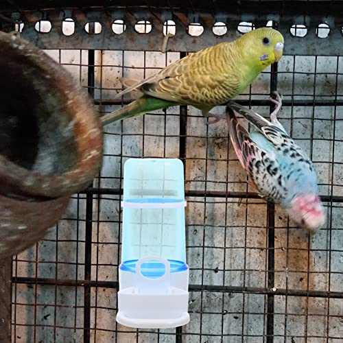 PATKAW Pigeon Supplies 2 Pcs Automatic Bird Feeders Parrot Water Dispenser Hanging Food Water Bowl Bottle for Pet Parrot Budgie Lovebirds Cockatiel Cage Supplies Bird Water Dispenser