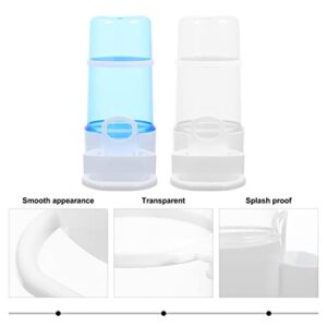 PATKAW Pigeon Supplies 2 Pcs Automatic Bird Feeders Parrot Water Dispenser Hanging Food Water Bowl Bottle for Pet Parrot Budgie Lovebirds Cockatiel Cage Supplies Bird Water Dispenser