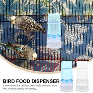 PATKAW Pigeon Supplies 2 Pcs Automatic Bird Feeders Parrot Water Dispenser Hanging Food Water Bowl Bottle for Pet Parrot Budgie Lovebirds Cockatiel Cage Supplies Bird Water Dispenser