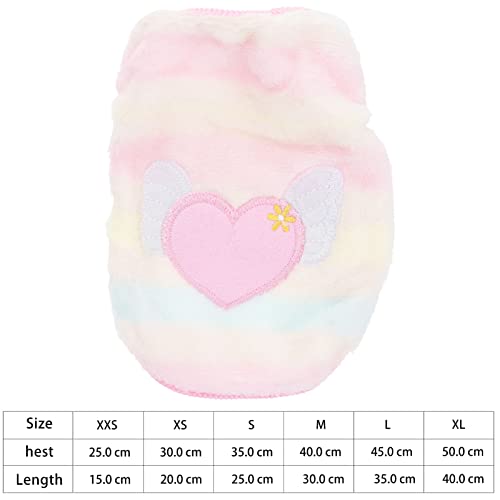 PATKAW 3pcs Clothes, Coats Cat- Clothing- Coat, Cartoon Flannel Shirt Cold Size Onesie Outfit Puppy Cute T Plush French Vest, Clothes Apparel Clothing, Clothing Jumpsuit Small