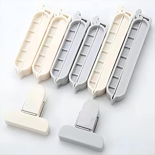 Large, Medium and Small Chip Clip Mix of 8 - Chip Clips with Strong Grips Keep Your Food Fresh These Easy-to-Use Bag Sealers Will Eliminate Waste 8-Piece Sealing Clips