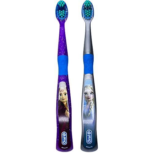 Oral-B Disney Frozen Toothbrush, 3+ YRS, Extra Soft (Characters Vary) - Pack of 2