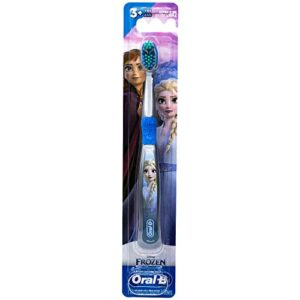 oral-b disney frozen toothbrush, 3+ yrs, extra soft, elsa characters -1 count