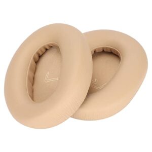 headphone ear pads, for edifier w860nb w830bt bluetooth headset replacement, foam and soft protein leather thickened ear cushion, comfortable sound isolation(brown)