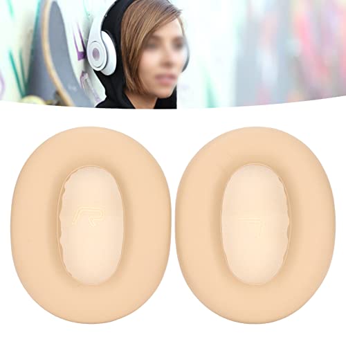 Headphone Ear Pads, for Edifier W860NB W830BT Bluetooth Headset Replacement, Foam and Soft Protein Leather Thickened Ear Cushion, Comfortable Sound Isolation(Brown)