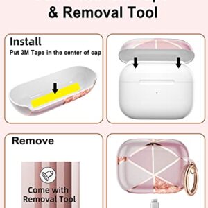 DGege for Airpods Pro Case, Cute Women Airpod Pro 2 Case Cover TPU Protective Skin with Keychain Accessories Compatible with Apple Airpods Pro 1st/2nd Generation Charging Cases, Geometric