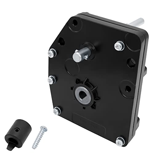 276602, RV Fifth Wheel Landing Gear Box Compatible with Lippert Venture, Universal Mount Aluminum Gearbox for Atwood, Pac-Rim and Stromberg Carlson Landing Gear Systems | Black, Replace# LG-179015