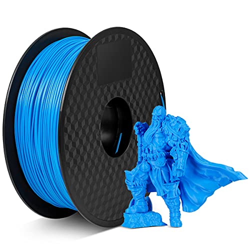 Creality 3D 5 Packs Black White Red Blue Grey PLA Filament 1.75mmn 1KG 2.2 lbs 3D Printer Filament 3D Printer Accessories 1kg Spool for All FDM 3D Printer