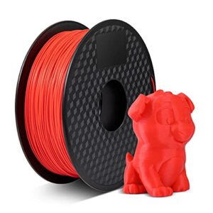 Creality 3D 5 Packs Black White Red Blue Grey PLA Filament 1.75mmn 1KG 2.2 lbs 3D Printer Filament 3D Printer Accessories 1kg Spool for All FDM 3D Printer