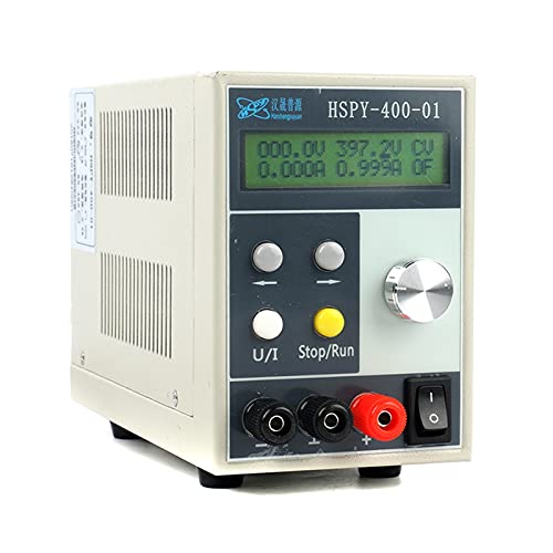 GIXAA DC Power Supply Variable Series Digital Programmable Laboratory DC Switching Power Supply RS232 Port 30V 10A 5A 1000V 0.5A 400V 2.5A 120V 600V 1A 3A with LCD Display (Power : 1000V 0.5A)