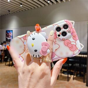 2 pcs Cute cat Collapsible Phone Stand , Kawaii Kitty Expanding Phone Mount Grip Holder , Finger Holder Grip, Anniversary, Christmas, Birthday Gift for gilrs Women