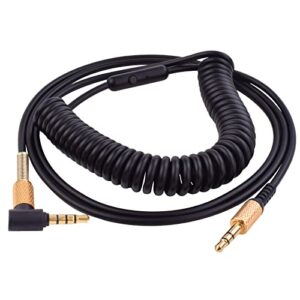 Major IV Replacement Cable with Microphone for Marshall Major II Major III Major IV Monitor II Mid A.N.C Headphones Cable (3.5mm Plug, 4Ft Extended to 8.2Ft)