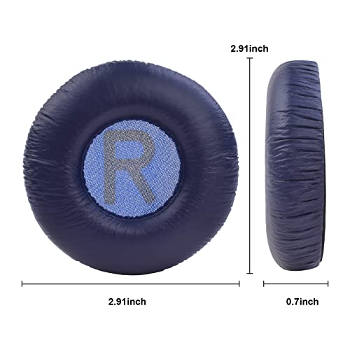 Tune 600 Earpads Replacement Ear Cushio for JBL Tune 600 BTNC / 500BT / 510BT / 450 Headphones, Memory Foam Protein Leather Ear Pads (Blue)