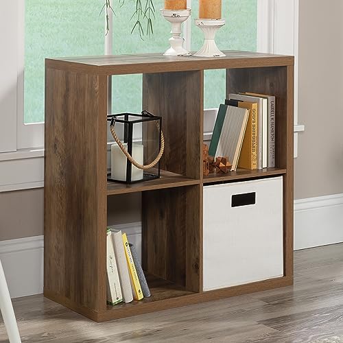 Sauder Miscellaneous Storage 4-Cube Organizer, Rural Pine Finish