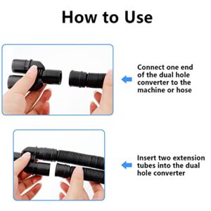 Eadabok Reptile Fogger Extension Tube, Accessories of Reptile Humidifier Mister Suitable for Reptiles Amphibians and Terrarium