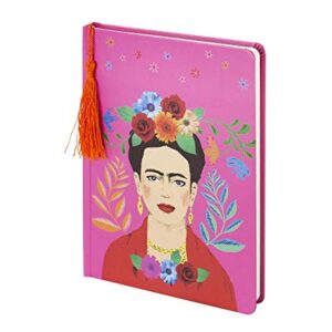 Talking Tables Bohemain Décor Office Supplies School Diary Tuition Boho Frida Khalo Notebook, A5, Pink