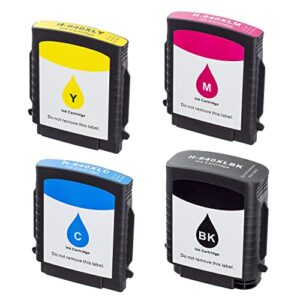 LKB Remanufactured HP940 Printhead C4900A C4901A and 1 Set 940 940XL Ink Cartridge with chip Never Used Replacement for HP Officejet (2PK Printhead and 1 Set Ink Cartridge)-USA