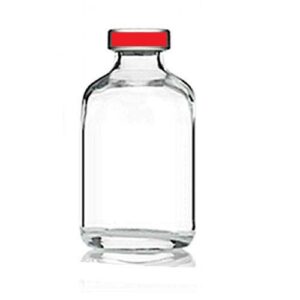 jazz labs 100ml sterile vial 10pk red durable glass made in usa
