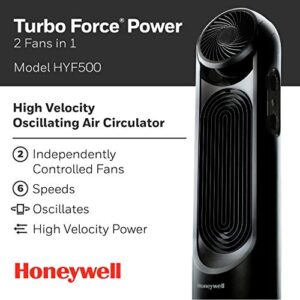 Honeywell TurboForce Tower Fan, Black