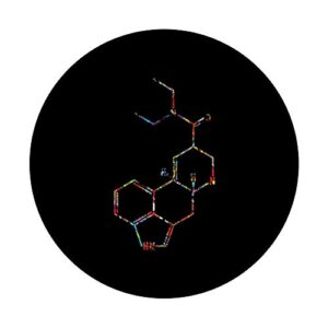 Cool LSD Molecule C20H25N3O Chemistry Phone Accessory