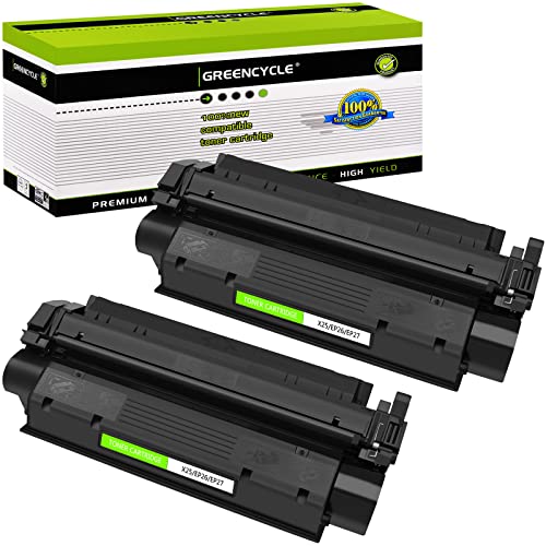 greencycle High Yield Compatible for Canon X25 X-25 8489A001AA Toner Cartridge Replacement for ImageCLASS MF3110 MF3200 MF3240 MF5550 MF5730 MF5750 MF5770 Series Printers (Black, 2 Pack)