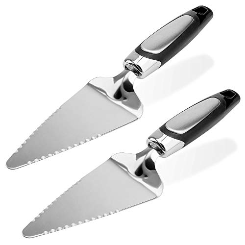 Awpeye 2PCS Flatware Pie Server Stainless Steel Cake Cutter, Pizza/Tart/Dessert Slicer.