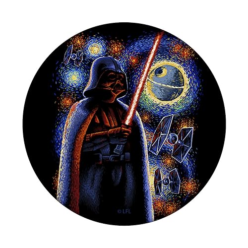 Star Wars Darth Vader Starry Night Paint Galaxy PopSockets Standard PopGrip