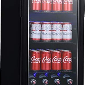 EdgeStar BBR901BL 15 Inch Wide 80 Can Built-In Beverage Center with Slim Design