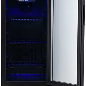 EdgeStar BBR901BL 15 Inch Wide 80 Can Built-In Beverage Center with Slim Design