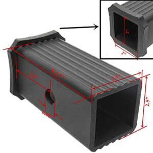 DEF 2-1/2" to 2" Hitch Adapter for Standard 2-1/2" Square Receiver Hitch Billet Aluminum (2-1/2" to 2")